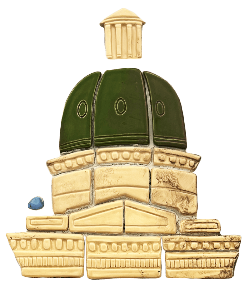 Tile of the Kentucky School for the Blind's dome